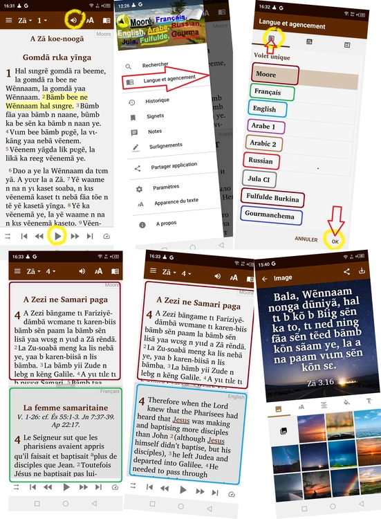 Captures écran mooré