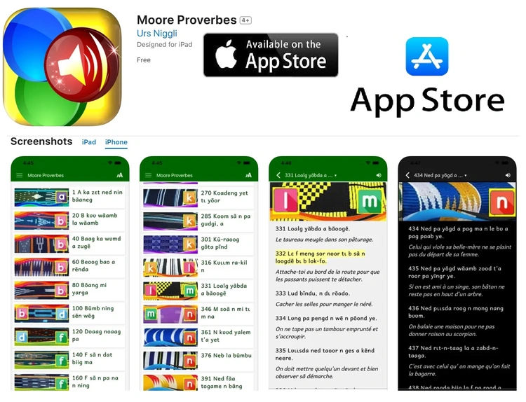 Proverbes mooré pour iPhone