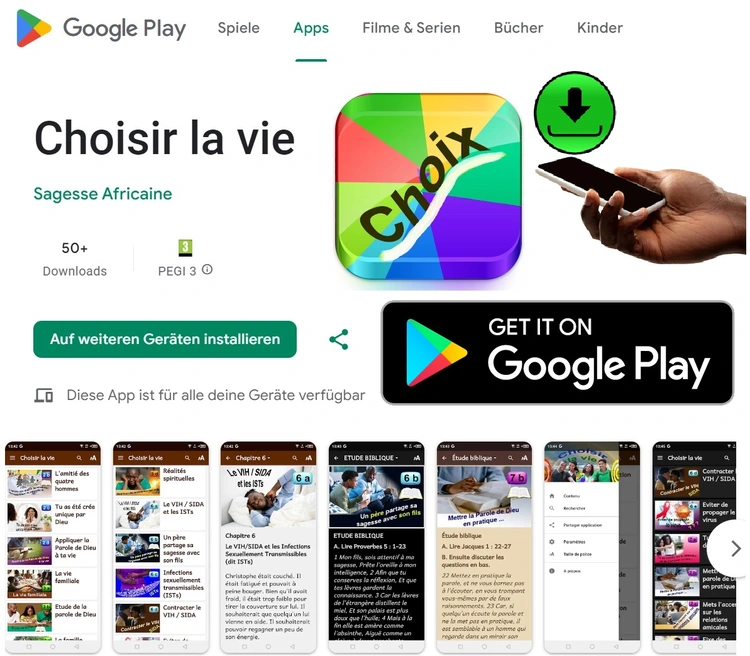 Choisir la vie sur Play Store.jpg