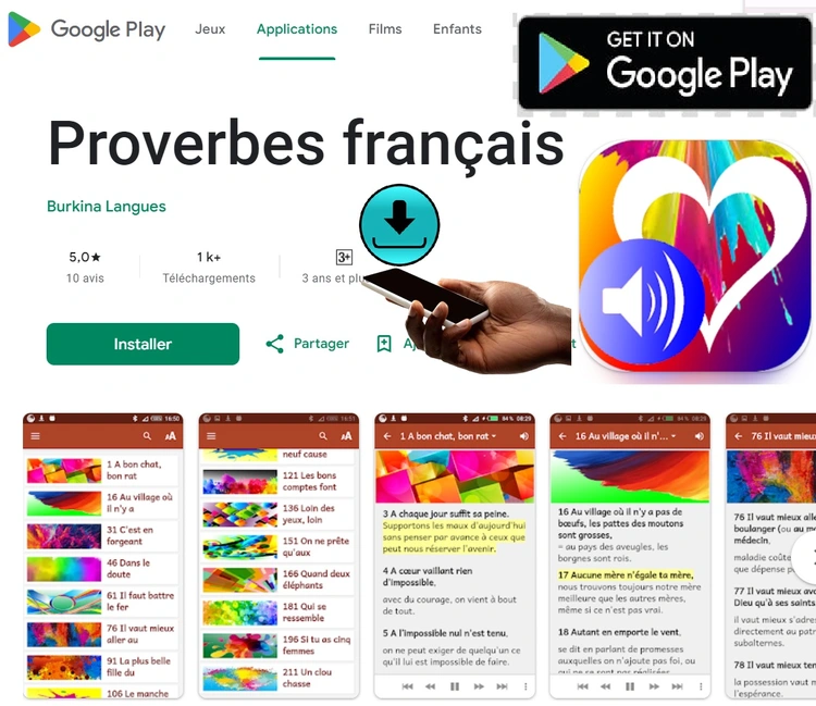 Proverbes francais Play Store.jpg